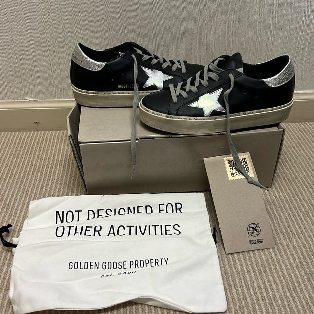Golden goose hi star classic with lift size 37(7)
